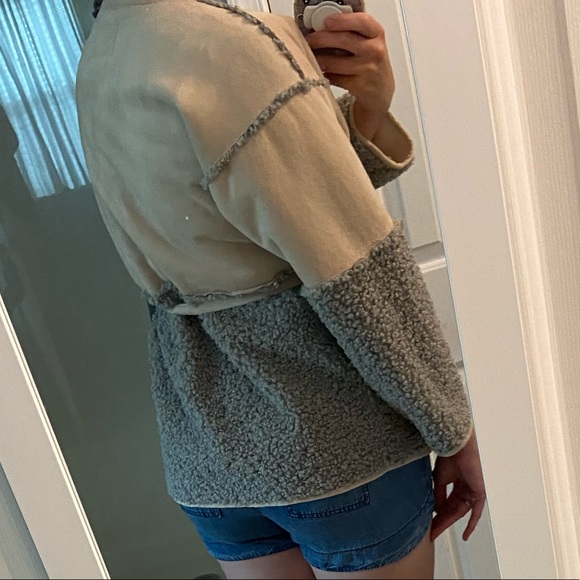 Lucky Brand Shearling/Suede Coat - Picture 8 of 8